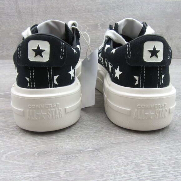Converse CTAS Cruise Archive Stars OX Women's Size 8 Black Shoes NEW - Picture 8 of 14